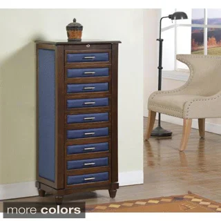 9-drawer Jewelry Armoire with Cushions