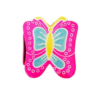 Handmade Butterfly Leather toy Bank (India)