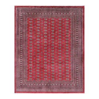Herat Oriental Pakistani Hand-knotted Bokhara Wool Rug (9'4 x 11'9)