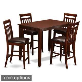 Mahogany Table and 4 Dining Room Chairs 5-piece Dining Set