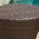 Gracie's Outdoor 3-piece Wicker Bistro Set by Christopher Knight Home - Thumbnail 11