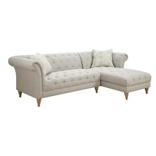 Kimberly 2pc RSF Chaise Transitional Sofa