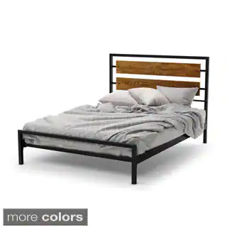 Amisco Fargo 60-inch Queen-size Metal Headboard and Footboard (No Rails Included)
