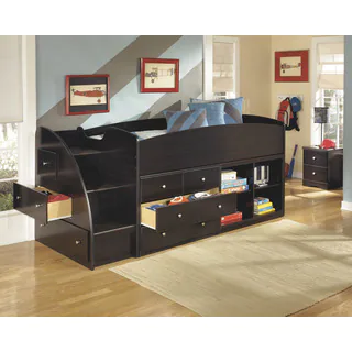 Signauture Design by Ashley Embrace Merlot Twin-size Loft Bed Set