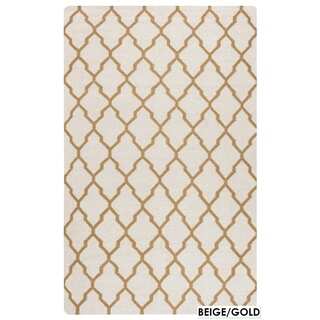 Rizzy Home Swing New Zealand Wool Blend Hand-woven Dhurrie Accent Rug (5' x 8')