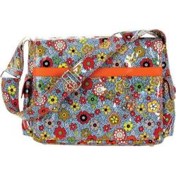 Hadaki by Kalencom Cushioned Multitasker Floral Swirl 15.4-inch Laptop Messenger Bag