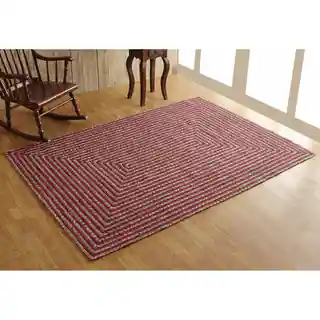 Parqueet Tweed Braided Rug (8' x 10') by Better Trends