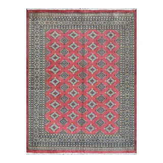 Herat Oriental Pakistani Hand-knotted Bokhara Wool Rug (6'6 x 8'4)