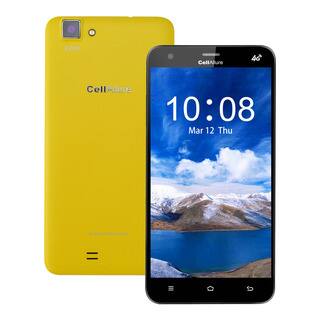 CellAllure Cool 5.5 OGS/ Dual SIM/ 4G HPSD+/ 5.5-inch Screen/ Yellow Factory Unlocked Android Smartphone