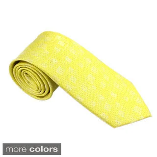 Elie Balleh Milano Italy EBNT15932 Microfiber Patterned Neck Tie
