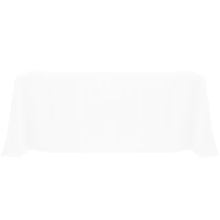 Solid Color 90 x 132-inches Vibrant Tablecloth