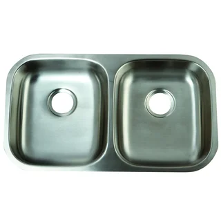Double Bowl Undermount 32-inch Stainless Steel Kitchen Sink