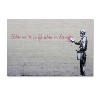 Banksy 'Echoes' Canvas Art
