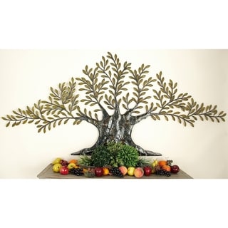94-inch Metal Traditional Living Tree Wall Sculpture