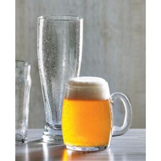 Tag Bubble Glass Clear Pilsner (Set of 6)