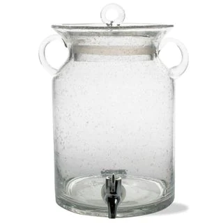 Tag Bubble Glass Clear Drink Dispenser