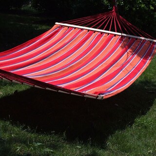 Adeco Naval-style Antigua 2-person Hammock with Spreaders Bar