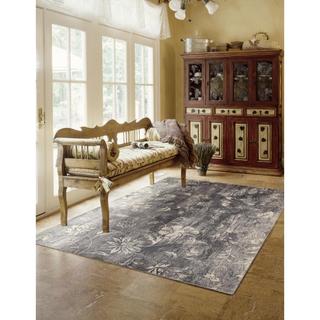 Rug Squared Stanford Ivory Slate Accent Rug (2'6 x 4'2)