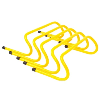 Trademark Innovations Yellow 9-inch Speed Training Hurdles (Pack of 5)