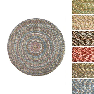 Cozy Cove Indoor/Outdoor Round Braided Rug by Rhody Rug (6' x 6')