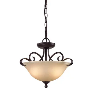 Cornerstone Oil Rubbed Bronze Brighton 2-light Convertible