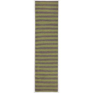 Thick Stripe Outdoor Rug (2' x 8')