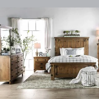 Furniture of America Sierren Country Style 4-piece Bedroom Set