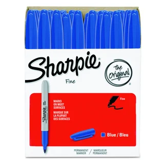 Sharpie Blue Permanent Marker (Pack of 36)