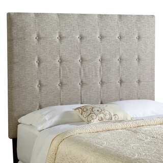 Humble + Haute Stratton Tall Queen Ash Grey Upholstered Tufted Headboard