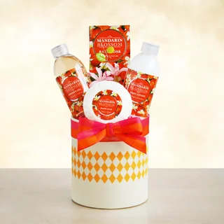 California Delicious Mandarin Blossom Spa Gift Basket