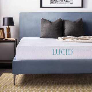 LUCID Comfort Collection 10-inch Queen Size Gel Memory Foam Mattress