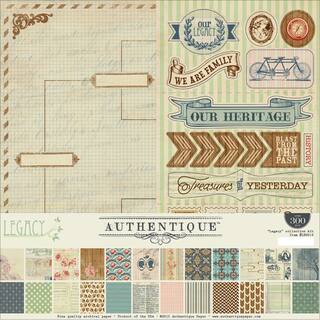 Authentique Collection Kit 12inX12in Legacy