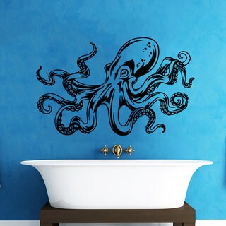 Octopus Vinyl Sticker Wall Art