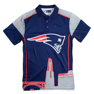 New England Patriots NFL Polyester Thematic Polo Shirt
