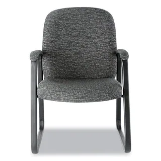 Alera Genaro Series Graphite Fabric, Sled Base Guest Chair