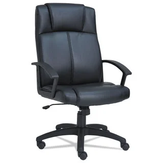 Alera CL Series Black High-Back Leather Chair