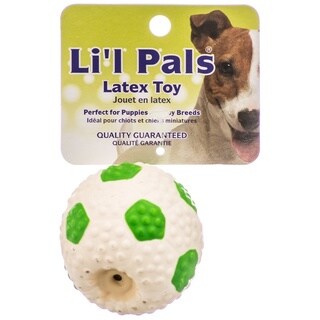 Coastal Pet Li'l Pals Latex Soccer Ball