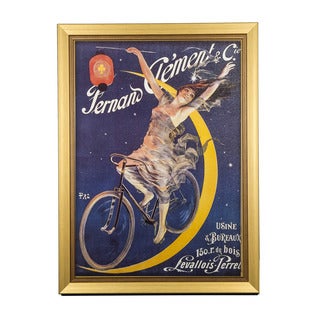 Framed Art - Moon Rider, Clement Cycles