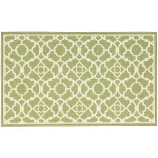 Waverly Fancy Free and Easy Lovely Lattice Celery Area Rug by Nourison (1'8 x 2'10)