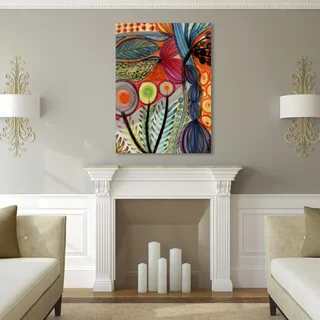 Sylvie Demers 'Vivaces' Gallery Wrapped Canvas Art