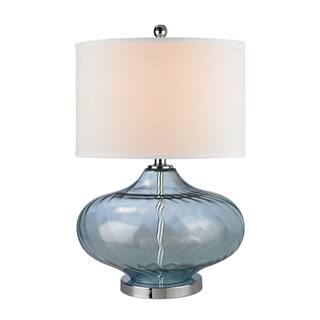 Dimond Bulbus Translucent-light Blue Glass Table Lamp