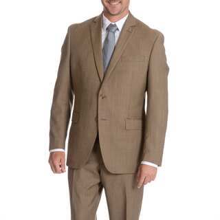Daniel Hechter Men's Tropcial Sharkskin Camel Suit