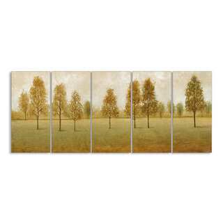 Stupell Home 'Trees in a Park' 5-piece Canvas Wall Art Set