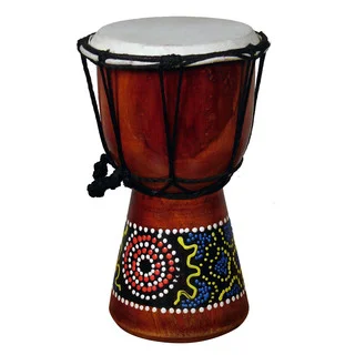 Handmade Jembe Drum Designed with a Paint Dropper (Indonesia)