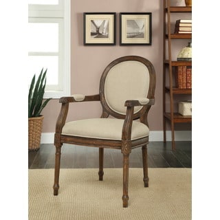 Treasure Trove Accents Freeman Mid Brown Accent Chair