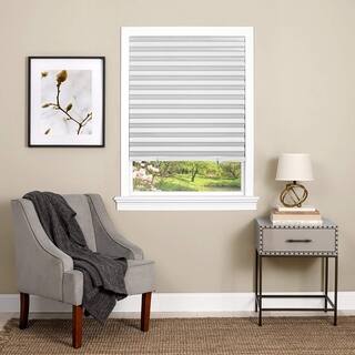 Easy Adjustable Peel and Stick Room Darkening Vinyl Adjustable From 18-inch to 36-inch Pleated Shade
