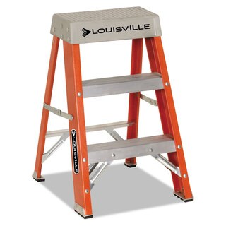 Louisville Fiberglass Orange Heavy Duty Step Ladder
