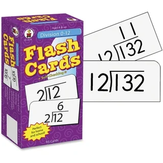 Carson-Dellosa Division 0-12 Flash Cards - 1/PK