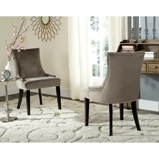 Safavieh En Vogue Dining Lester Mushroom Side Chairs (Set of 2)