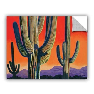 ArtAppealz Rick Kersten 'Saguaro Dawn' Removable Wall Art